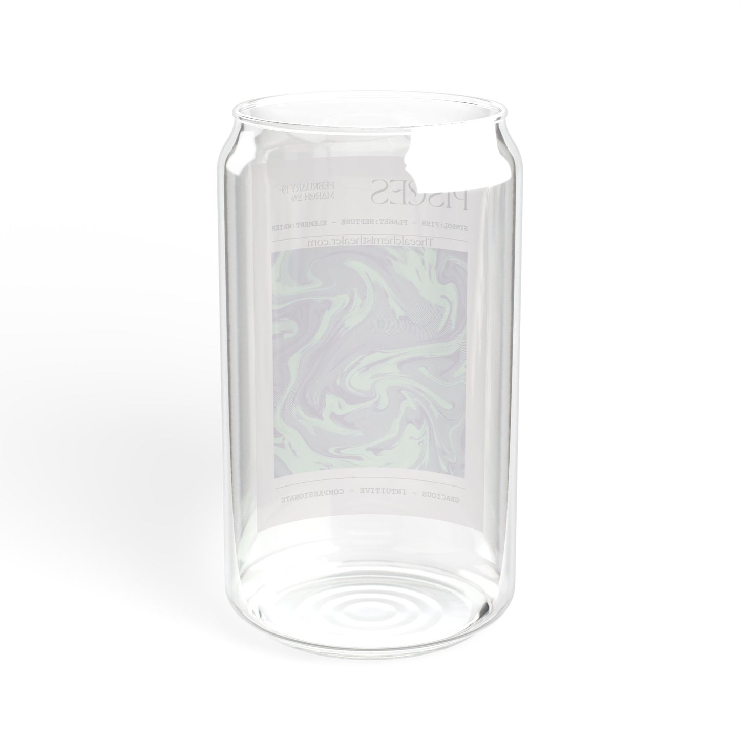 Pisces - Zodiac Glass Cup