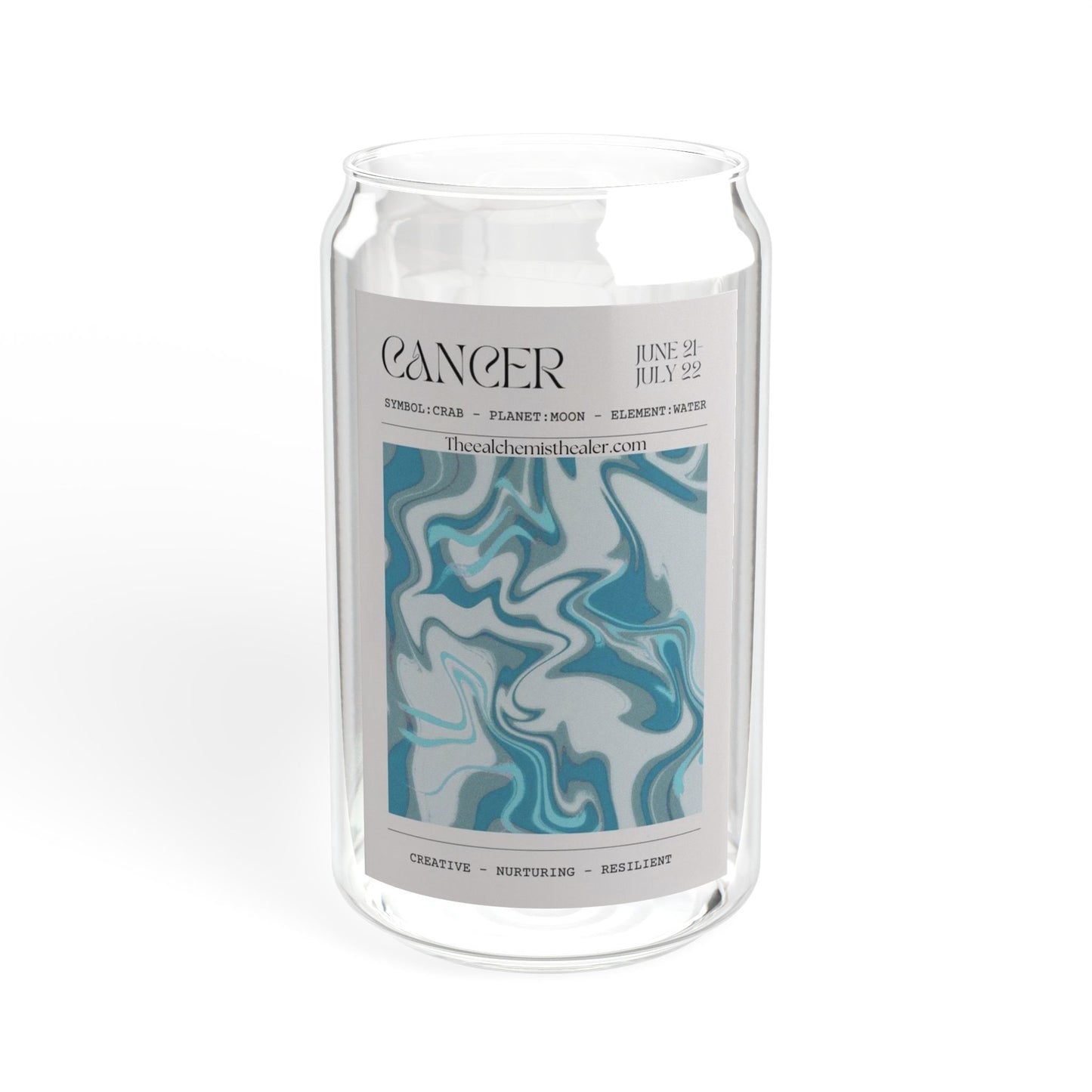 Cancer - Zodiac Glass Cup
