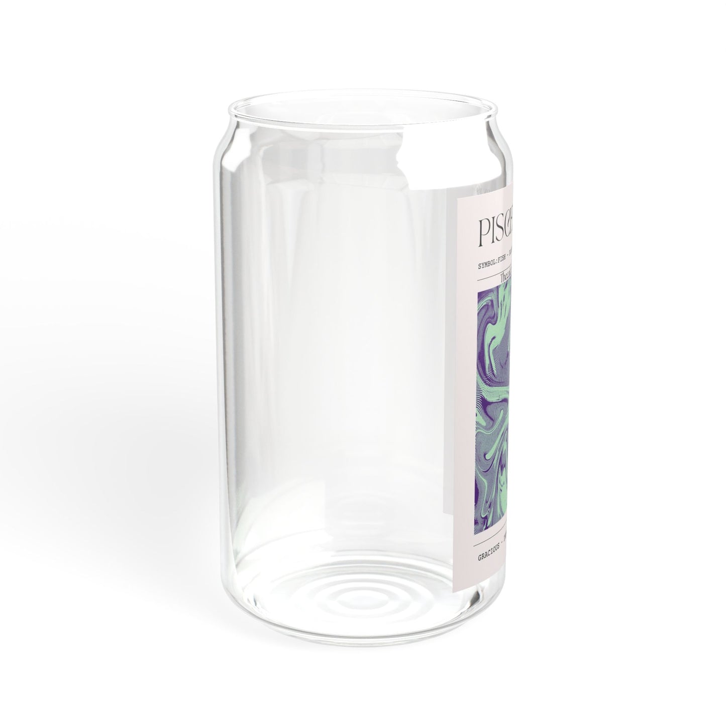 Pisces - Zodiac Glass Cup