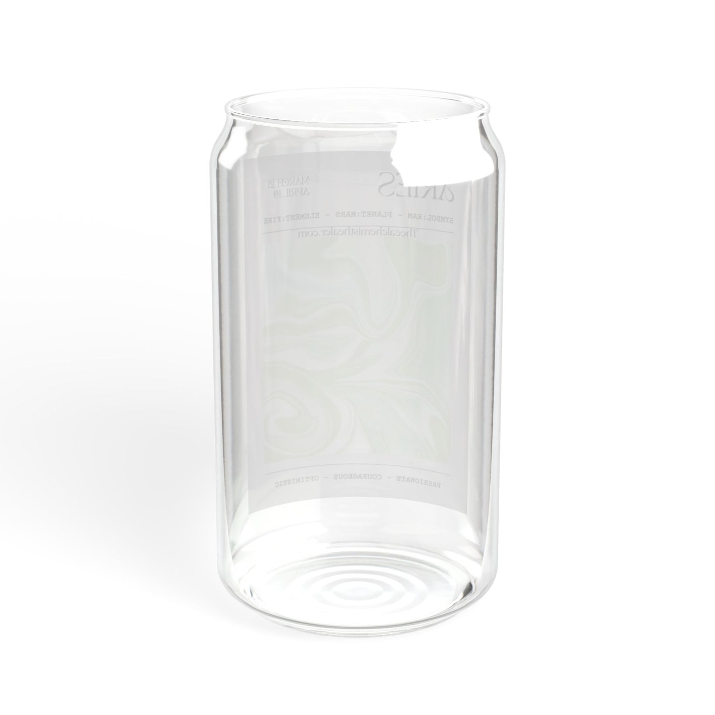 Aries - Zodiac Glass Cup