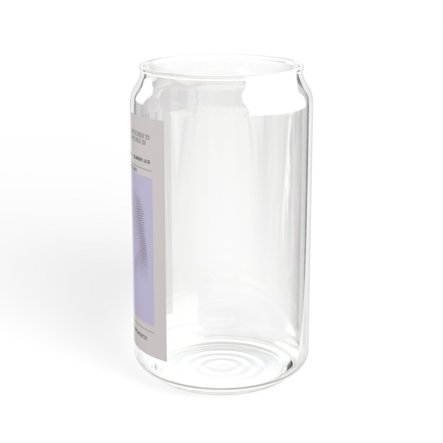 Libra - Zodiac Glass Cup