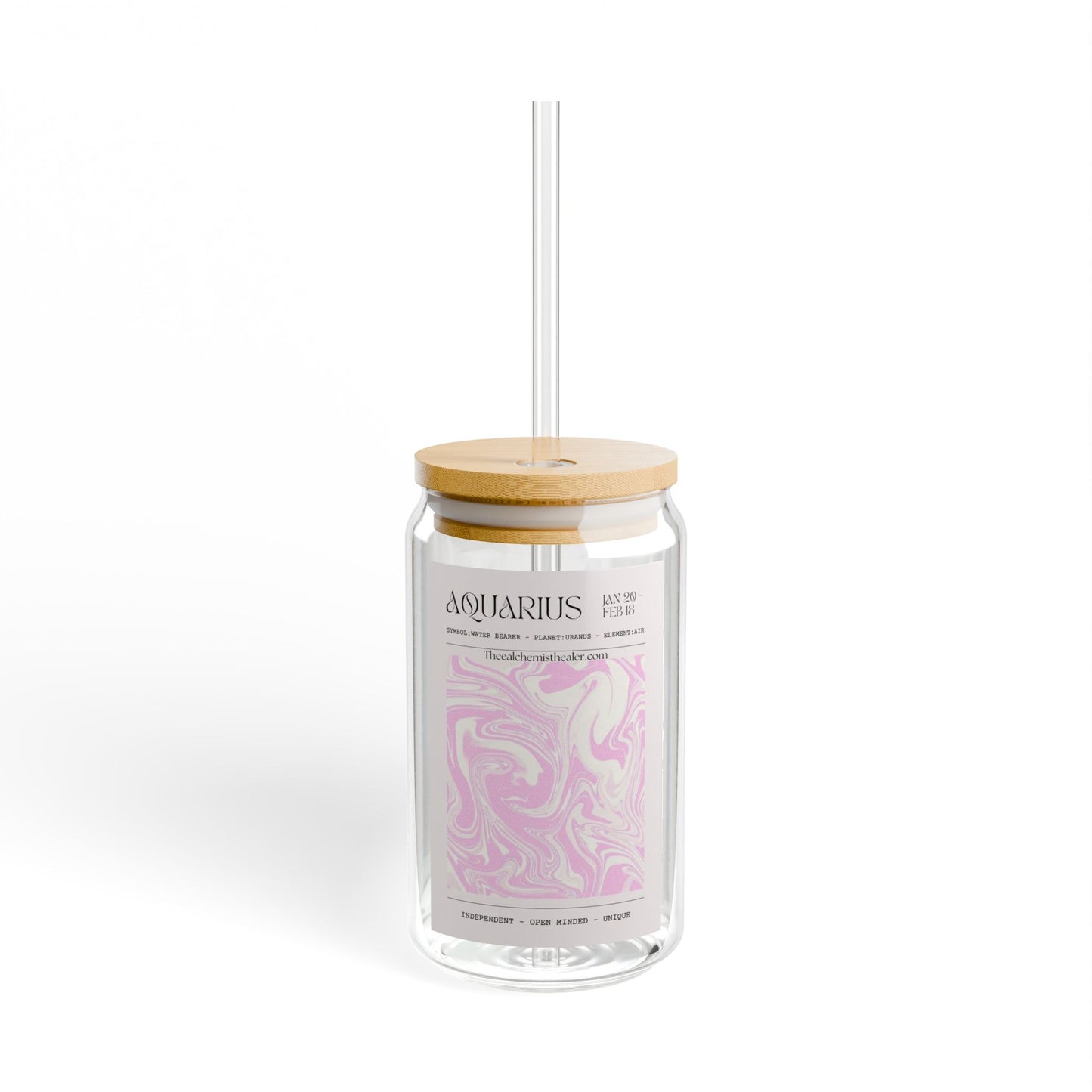 Aquarius - Zodiac Glass Cup