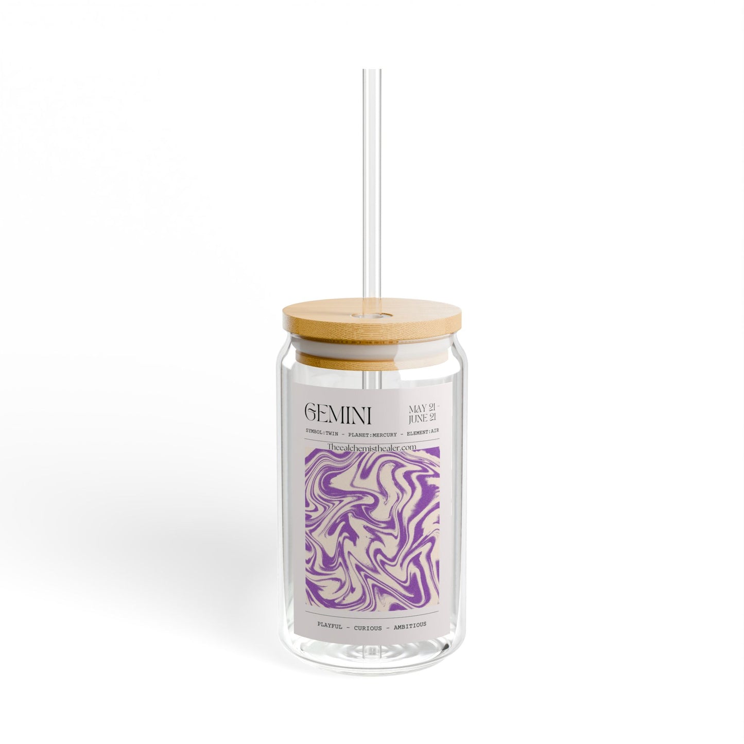 Gemini - Zodiac Glass Cup