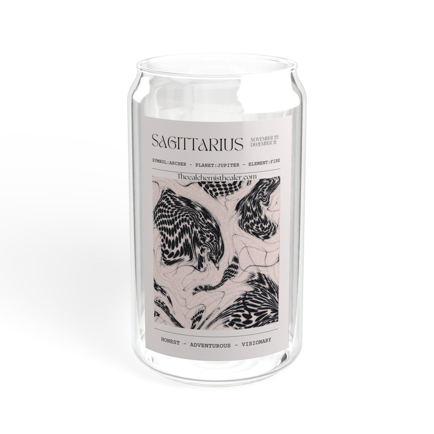 Sagittarius - Zodiac Glass Cup