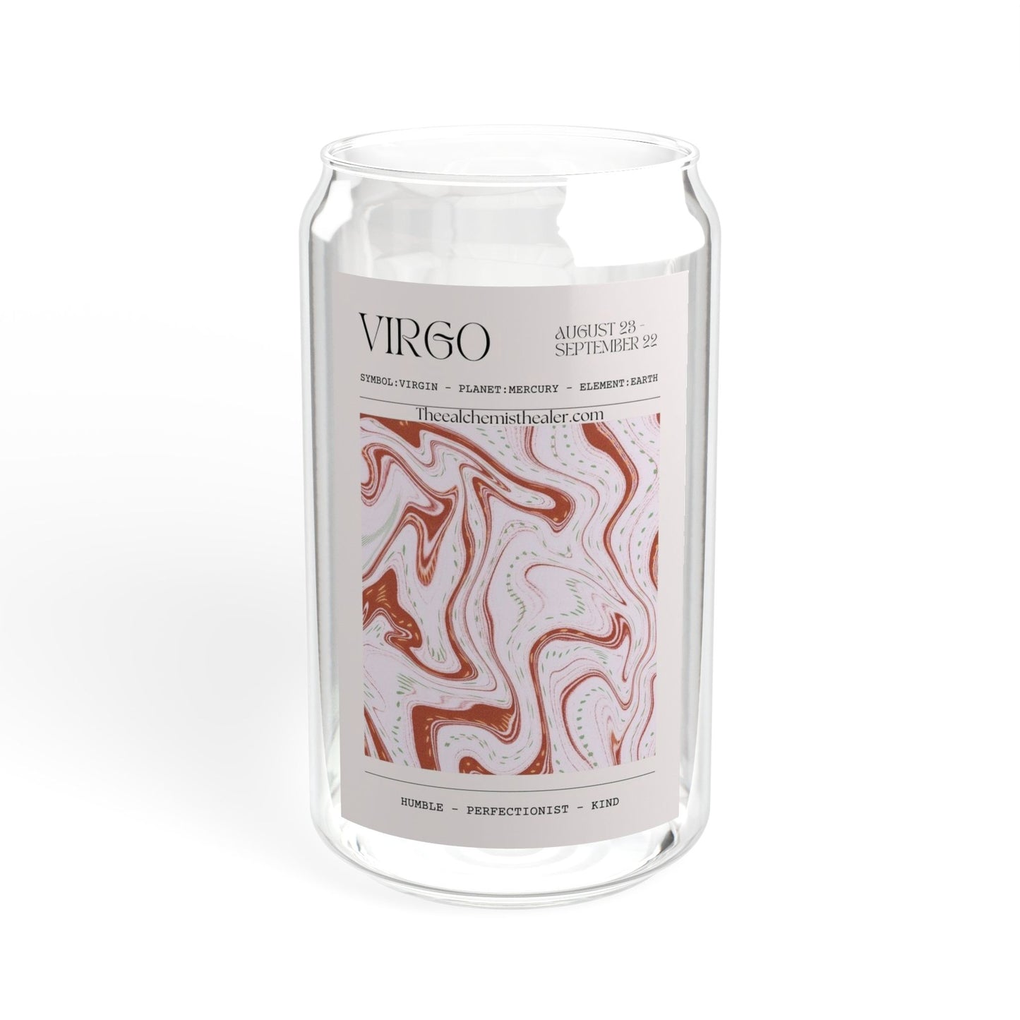 Virgo - Zodiac Glass Cup