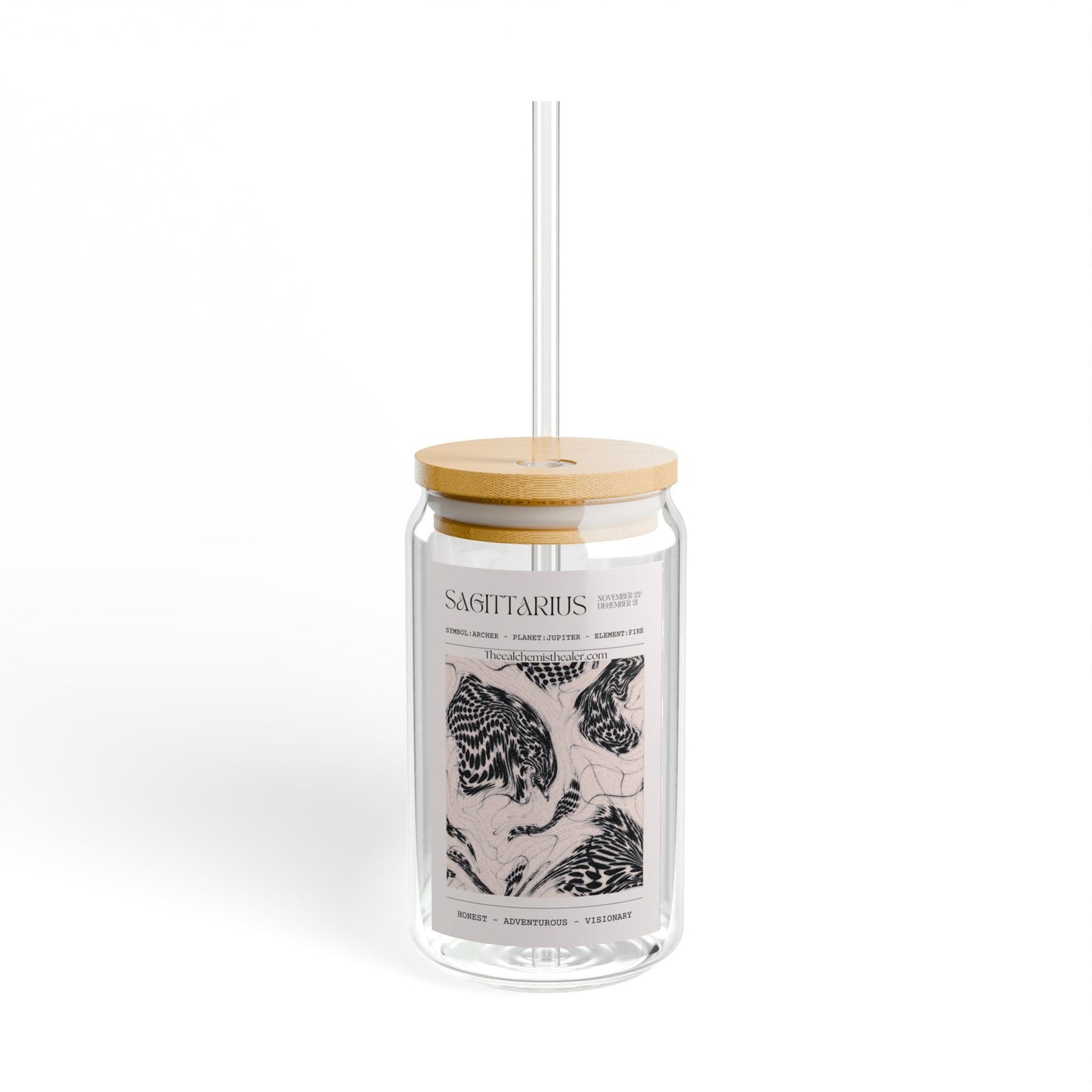 Sagittarius - Zodiac Glass Cup