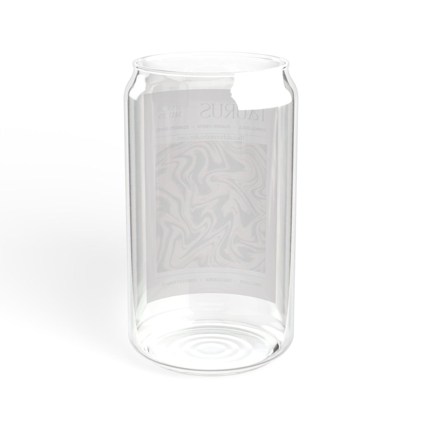 Taurus - Zodiac Glass Cup