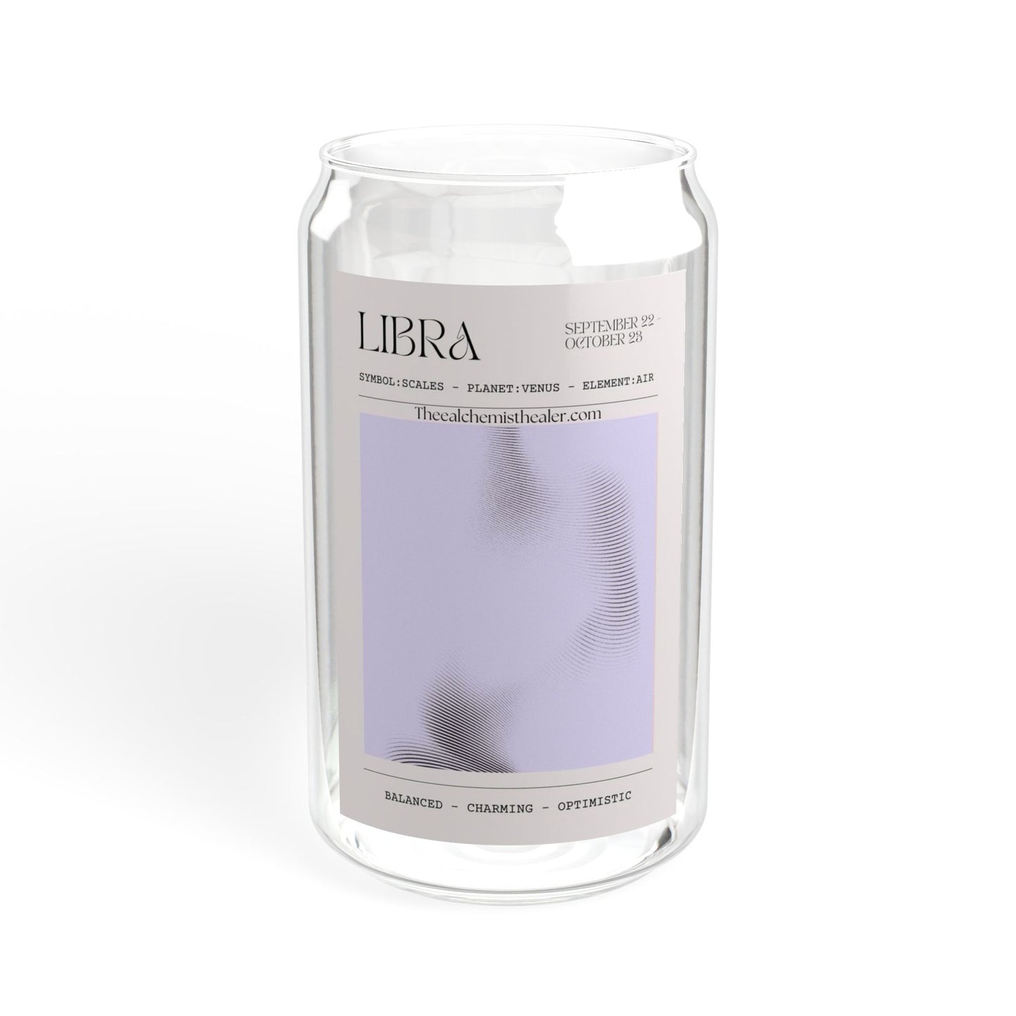 Libra - Zodiac Glass Cup