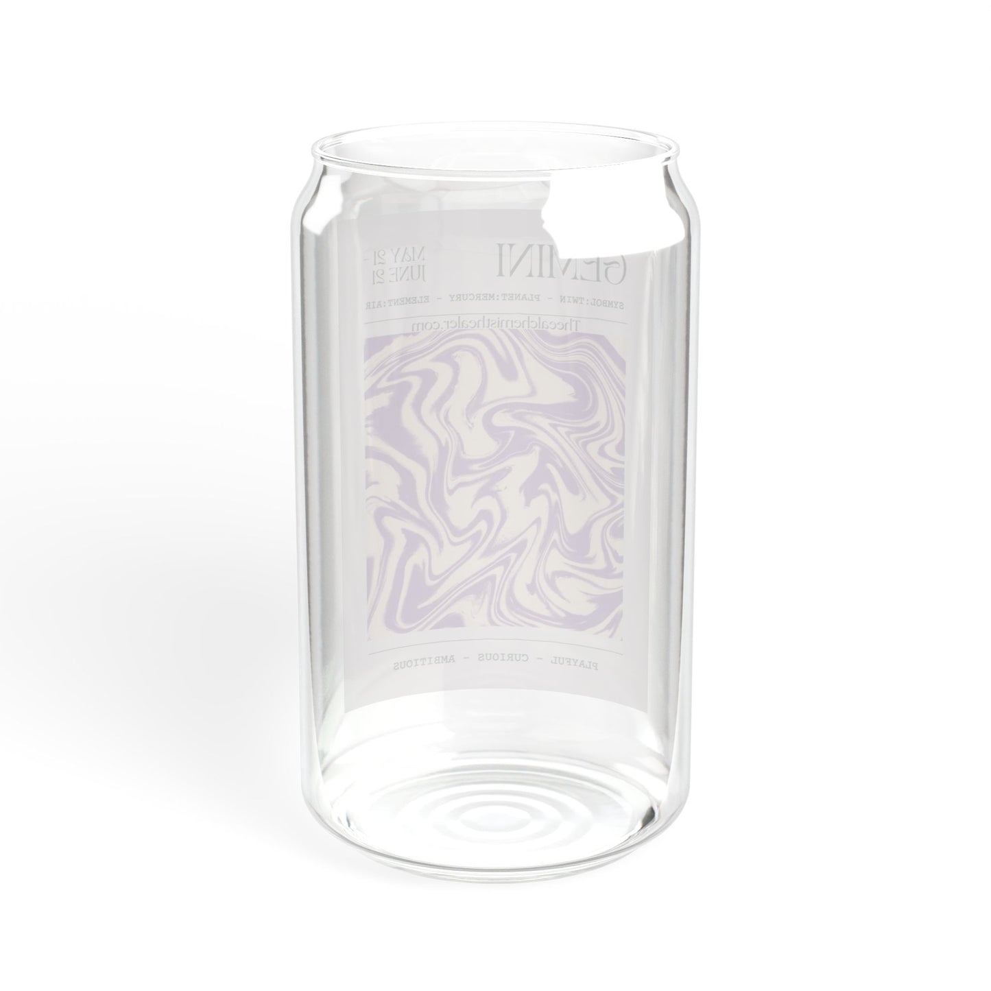 Gemini - Zodiac Glass Cup