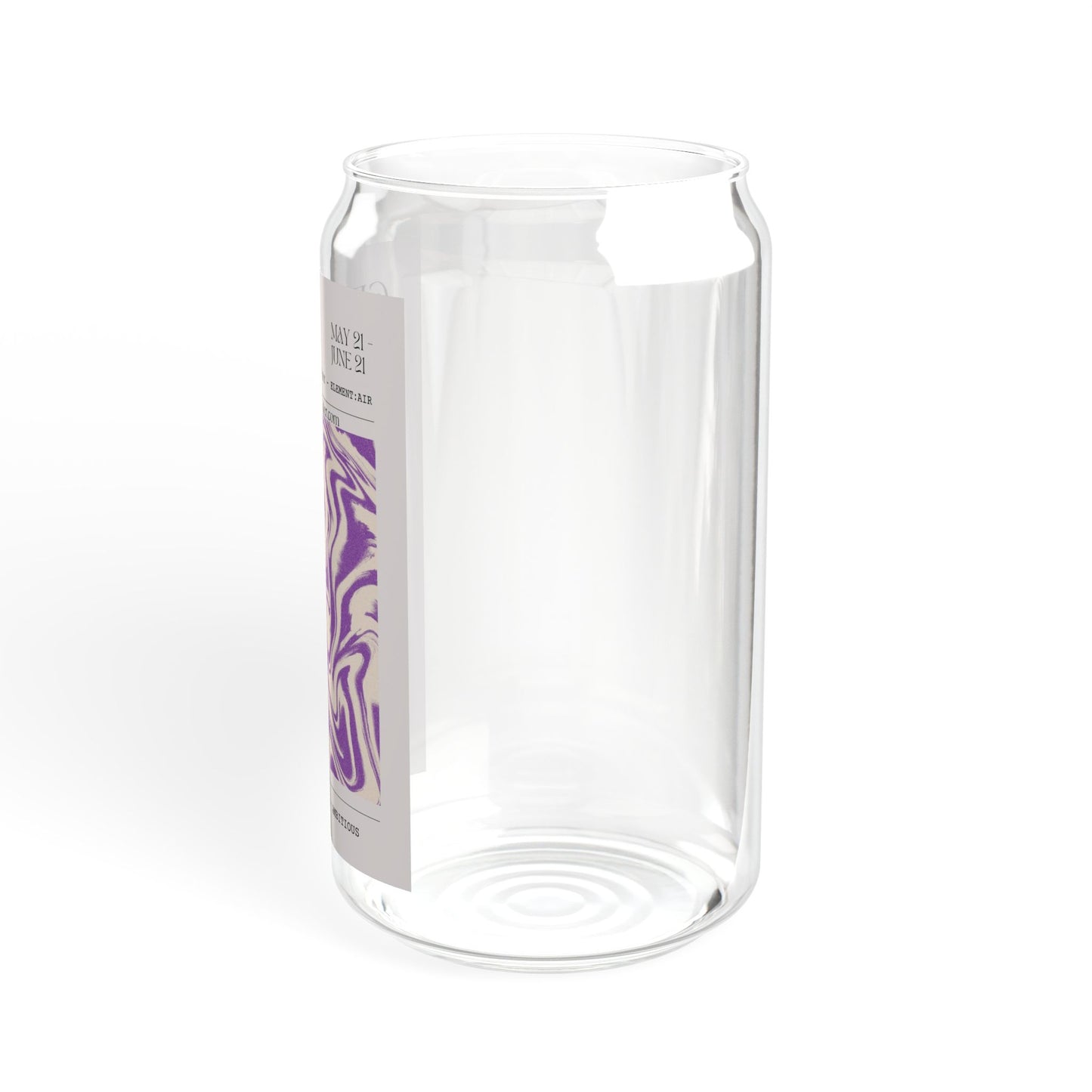Gemini - Zodiac Glass Cup