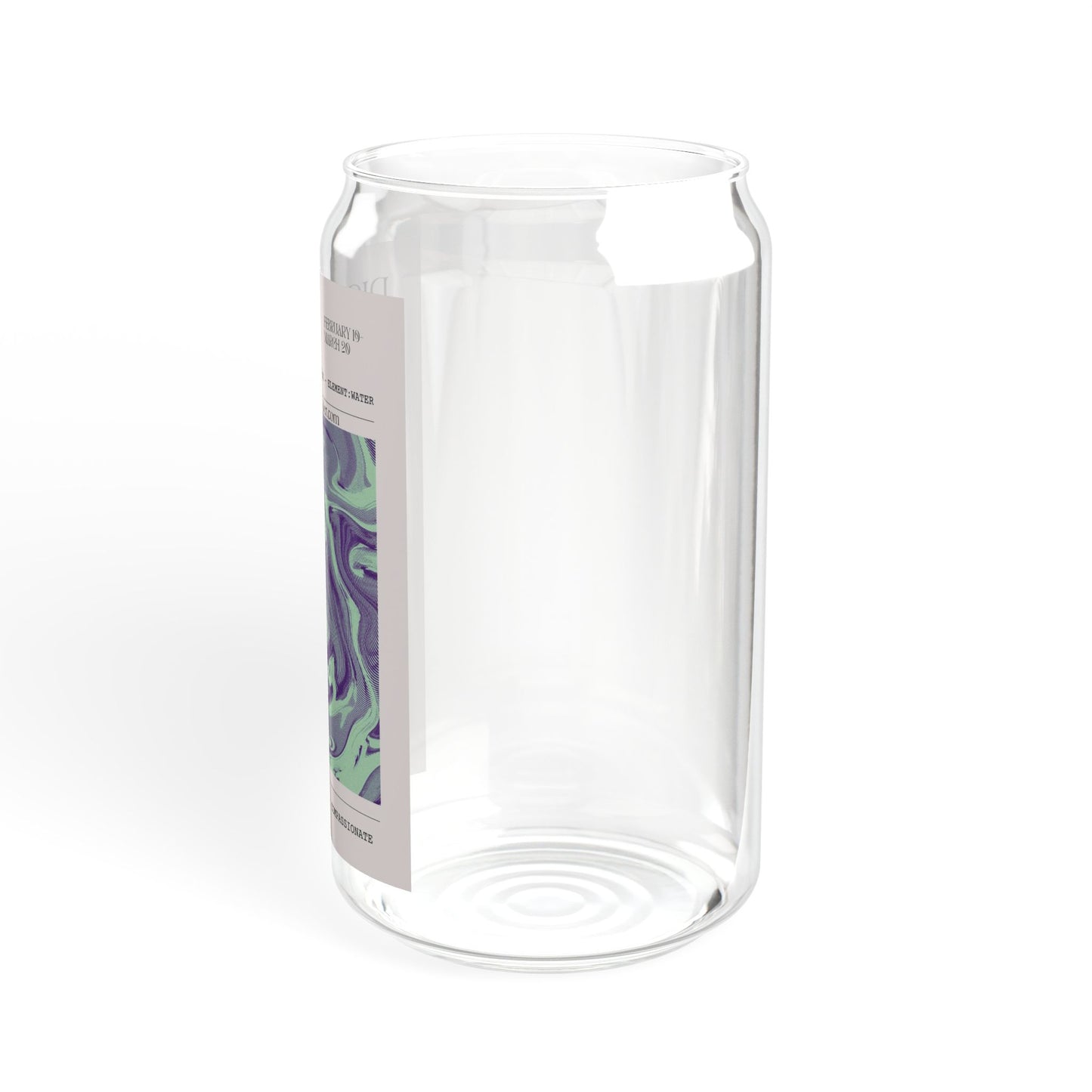 Pisces - Zodiac Glass Cup