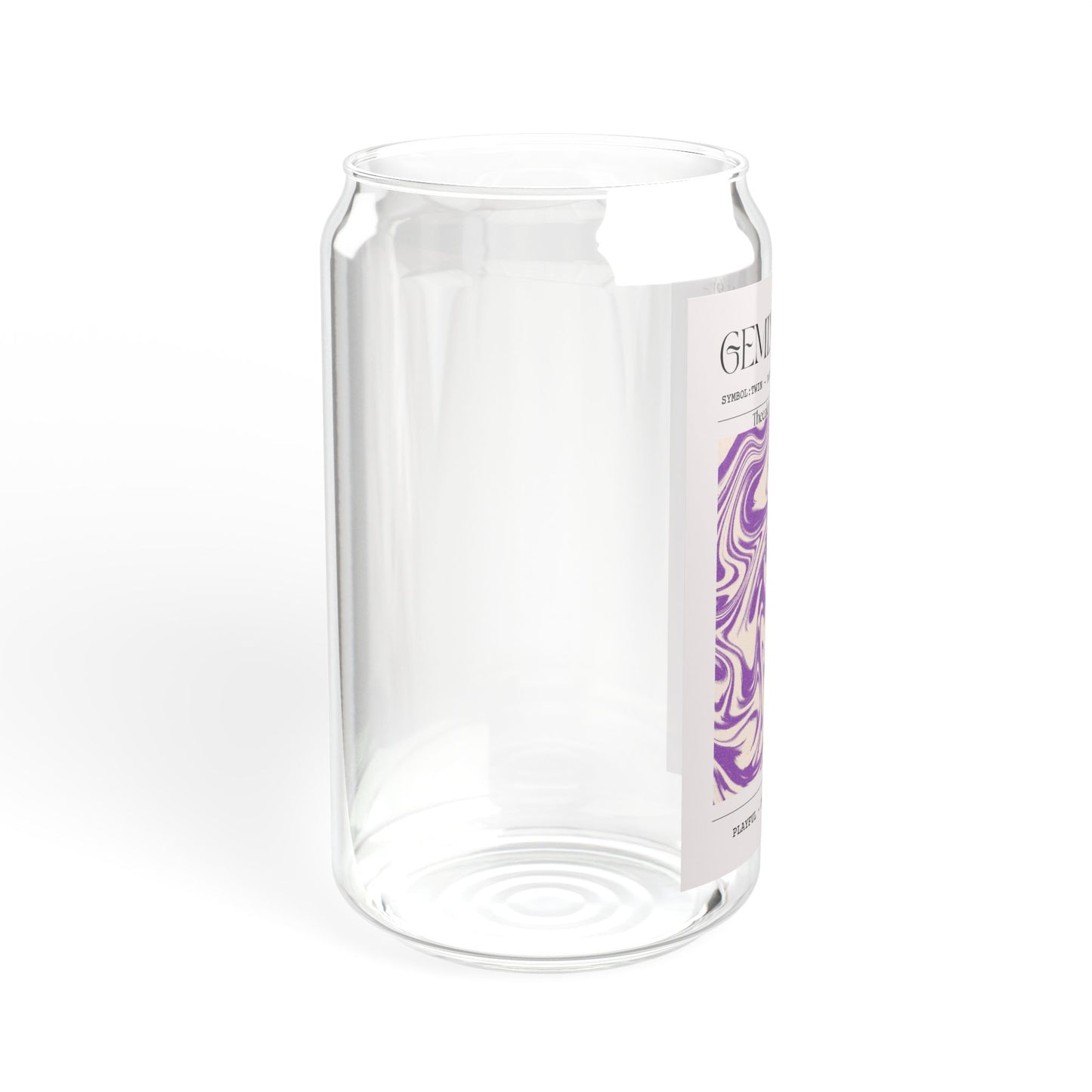 Gemini - Zodiac Glass Cup