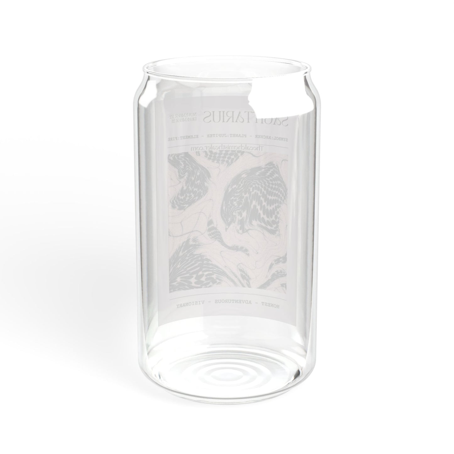 Sagittarius - Zodiac Glass Cup