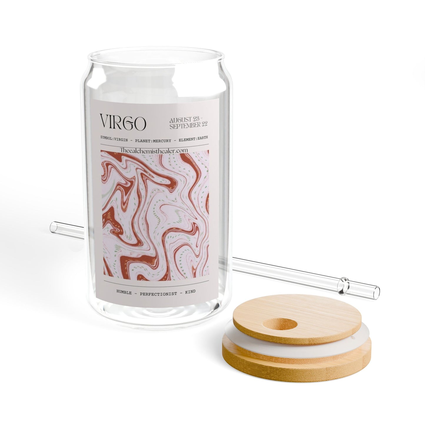 Virgo - Zodiac Glass Cup
