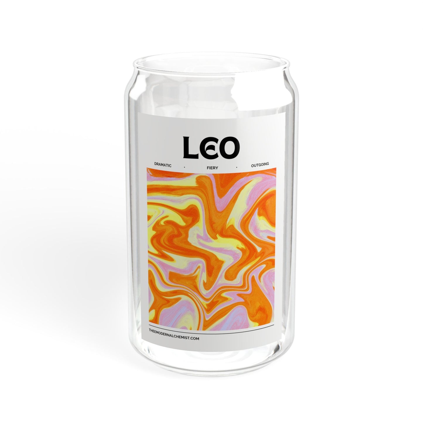 Leo - Zodiac Glass Cup