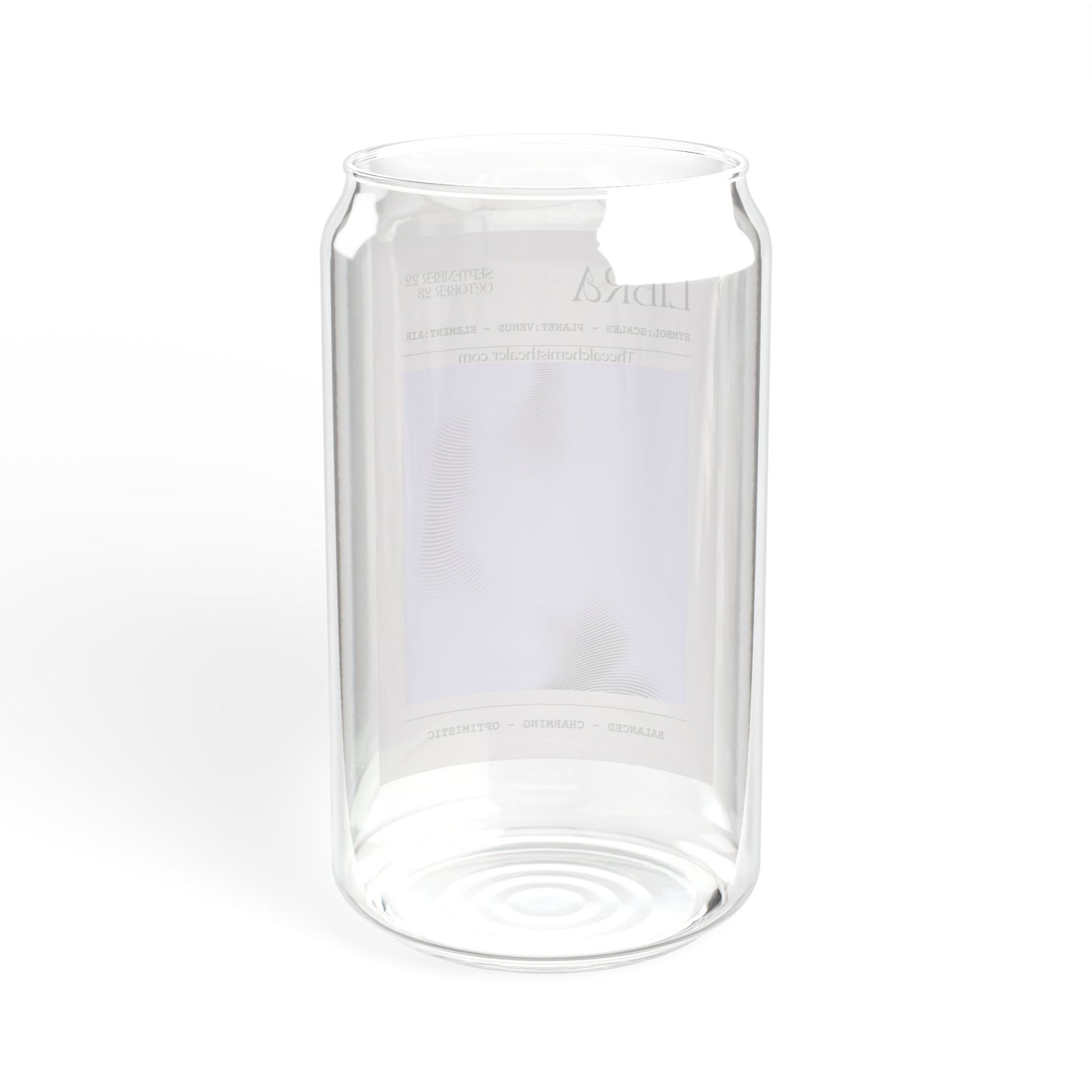 Libra - Zodiac Glass Cup