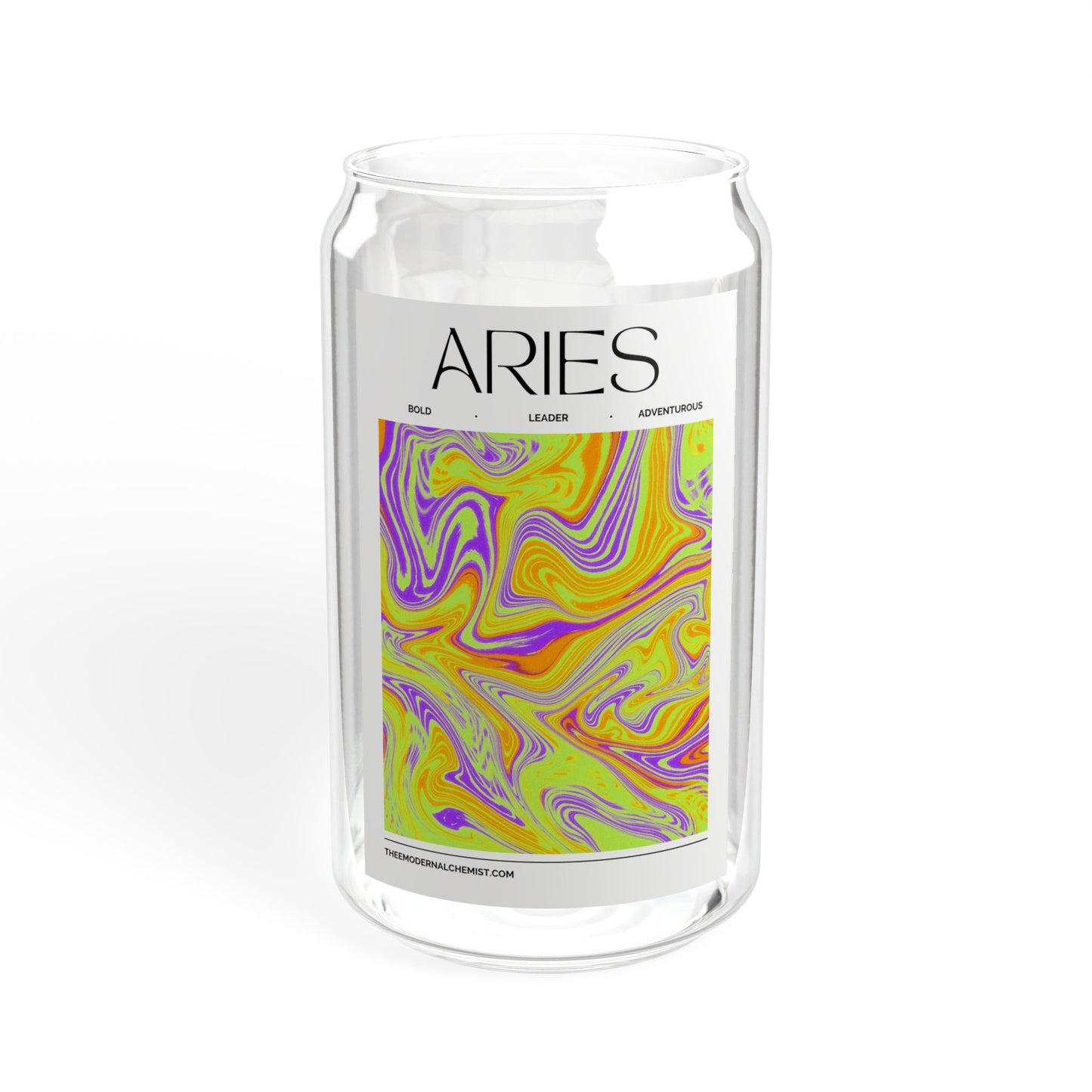 Aries - Zodiac Glass Cup