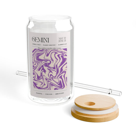 Gemini - Zodiac Glass Cup