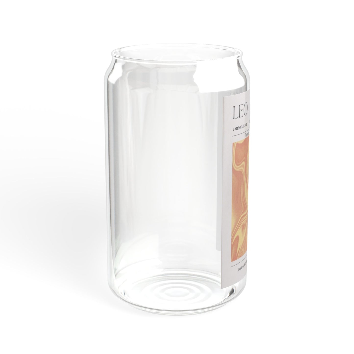Leo - Zodiac Glass Cup
