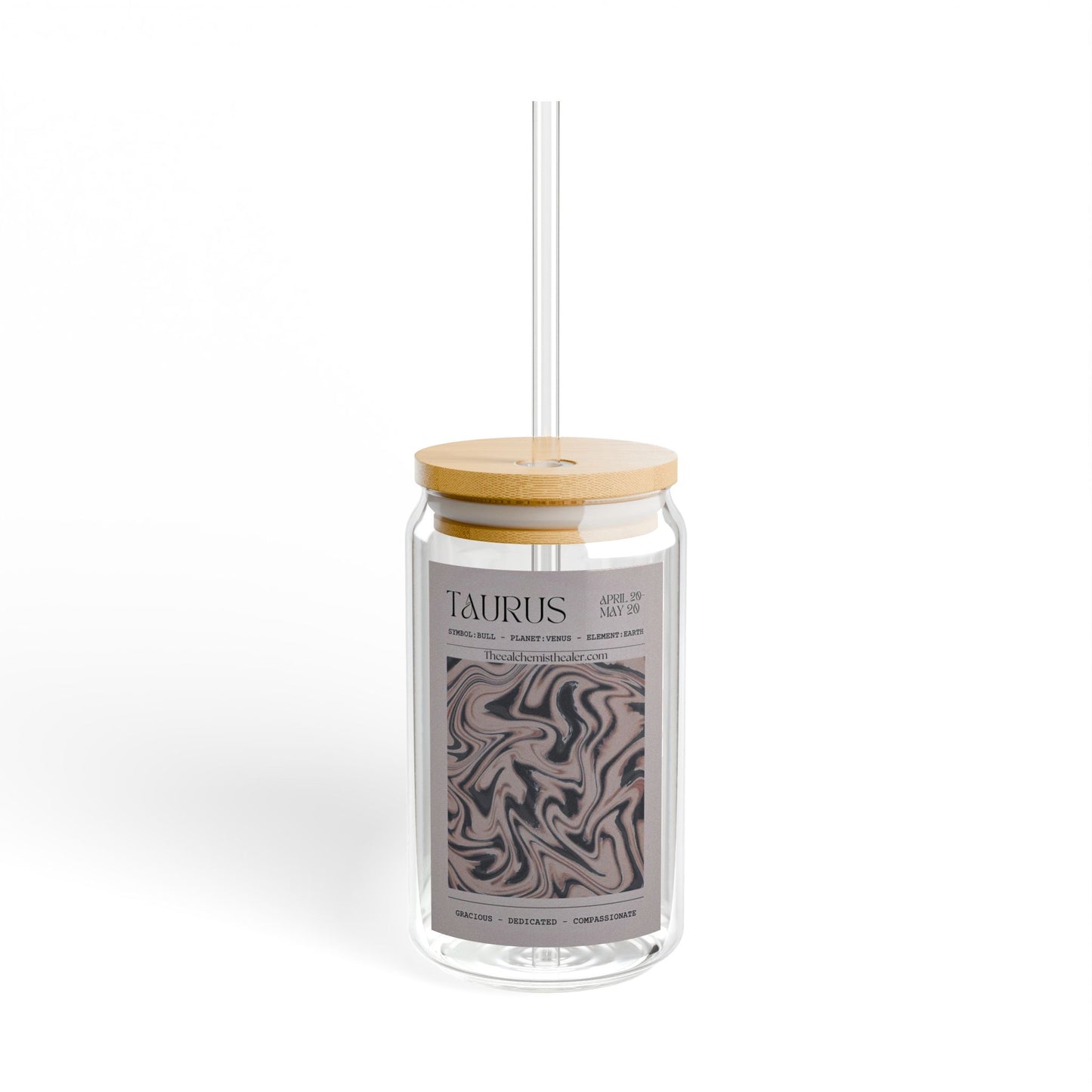 Taurus - Zodiac Glass Cup