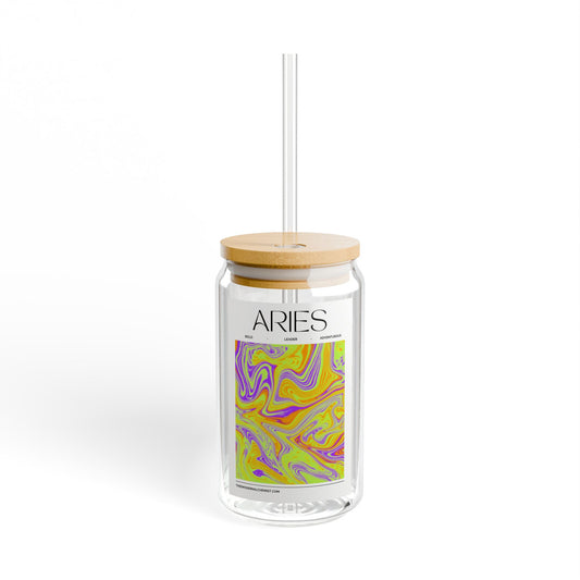 Aries - Zodiac Glass Cup