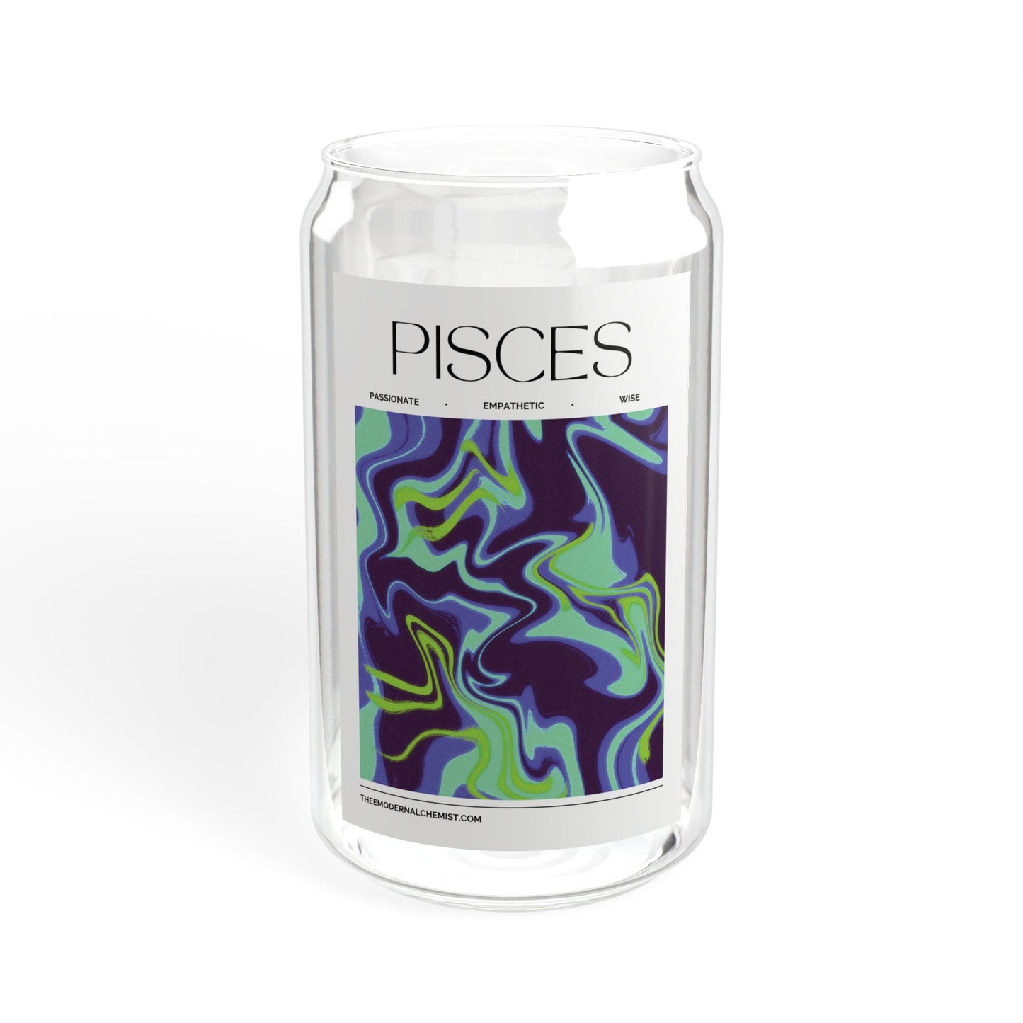 Pisces - Zodiac Glass Cup