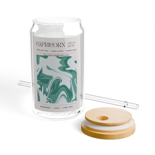 Capricorn - Zodiac Glass Cup