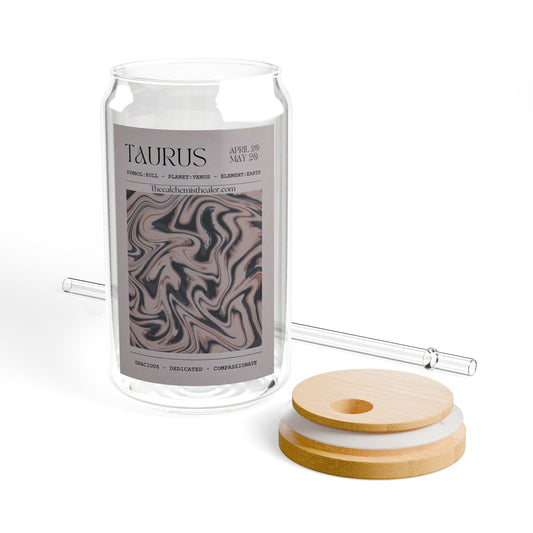 Taurus - Zodiac Glass Cup