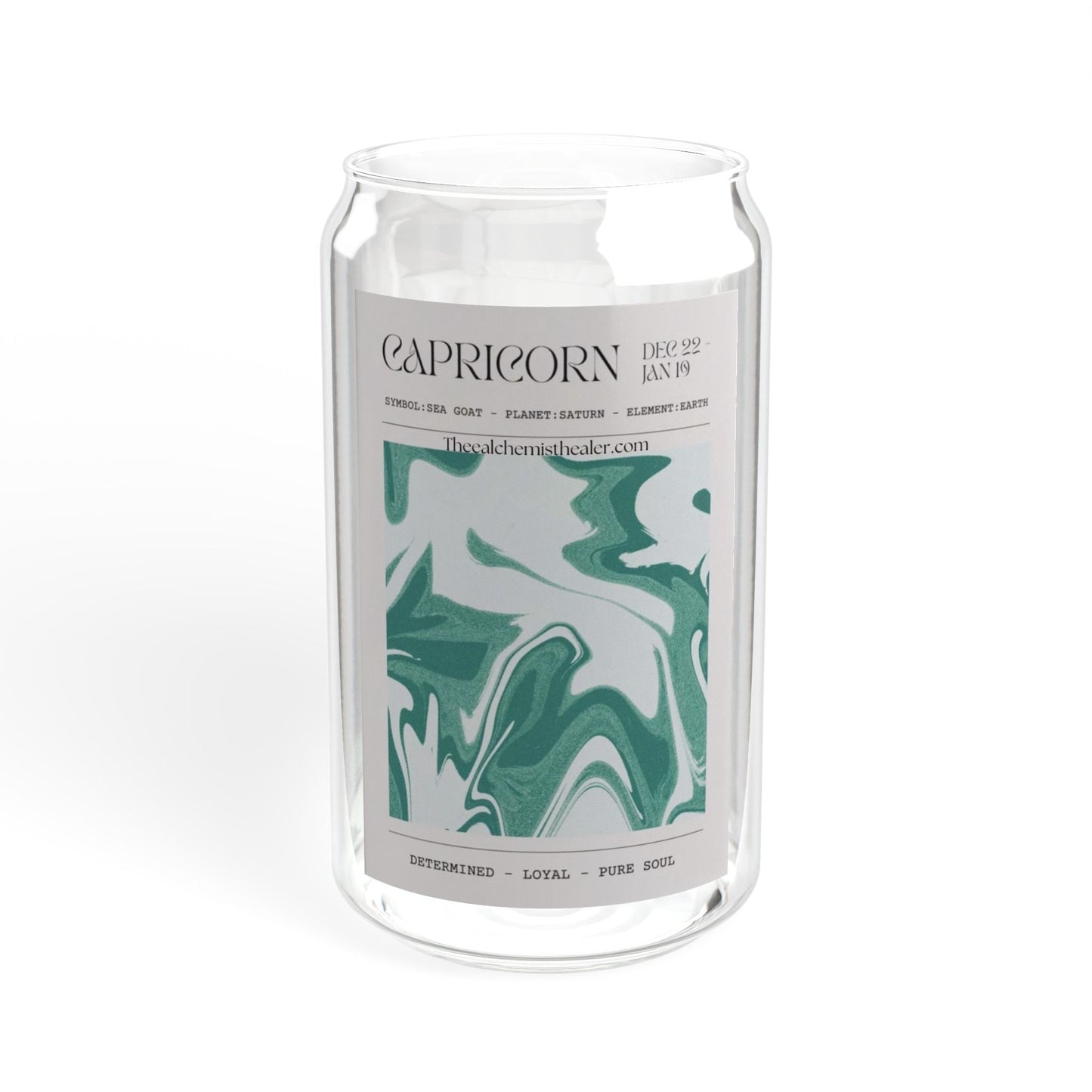 Capricorn - Zodiac Glass Cup
