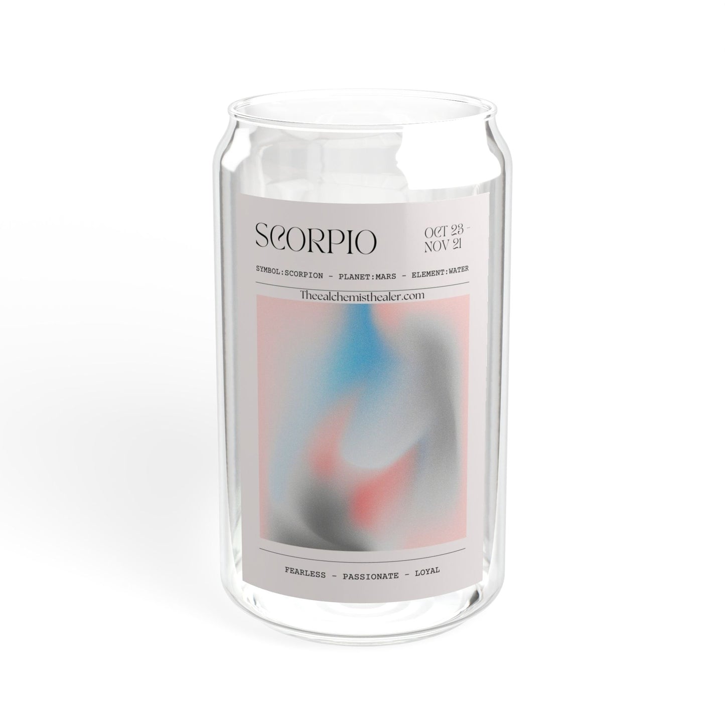 Scorpio - Zodiac Glass Cup