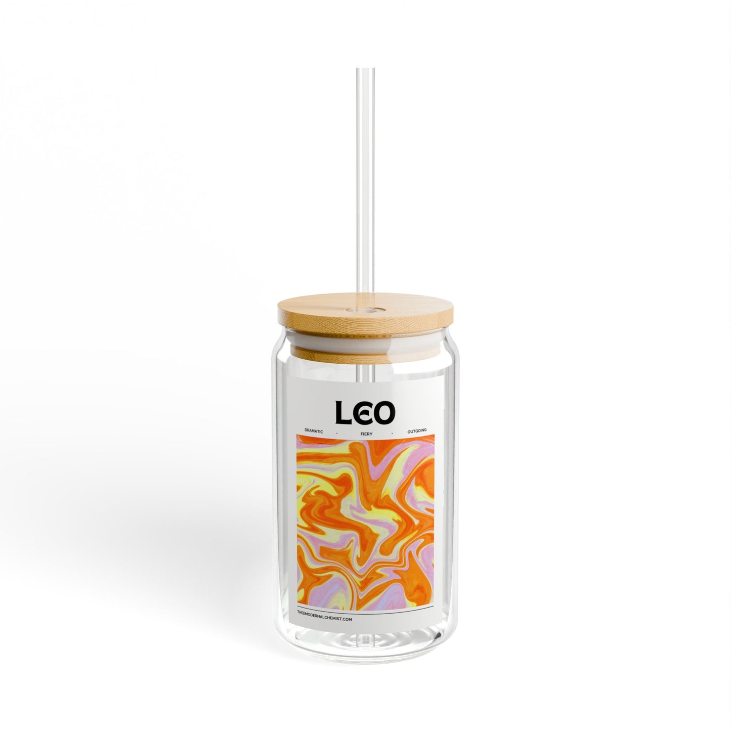 Leo - Zodiac Glass Cup