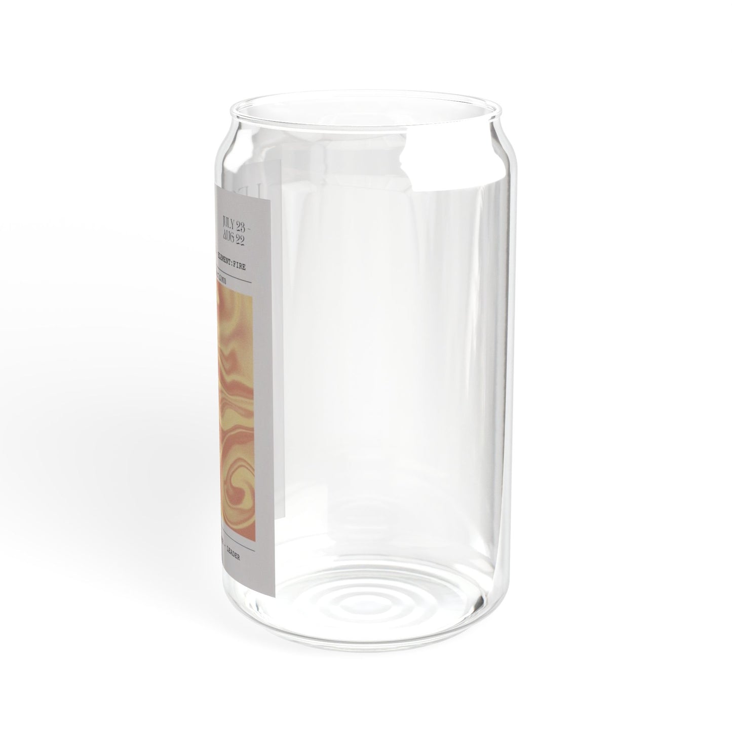 Leo - Zodiac Glass Cup