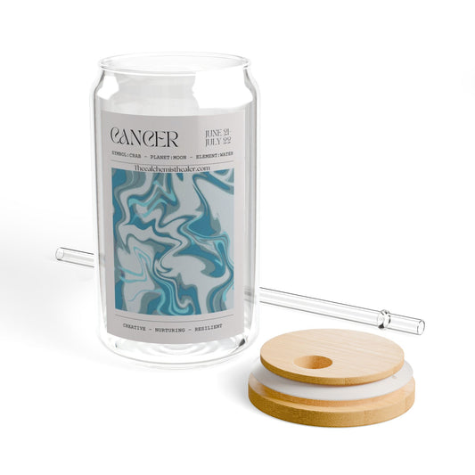 Cancer -  Zodiac Glass Cup