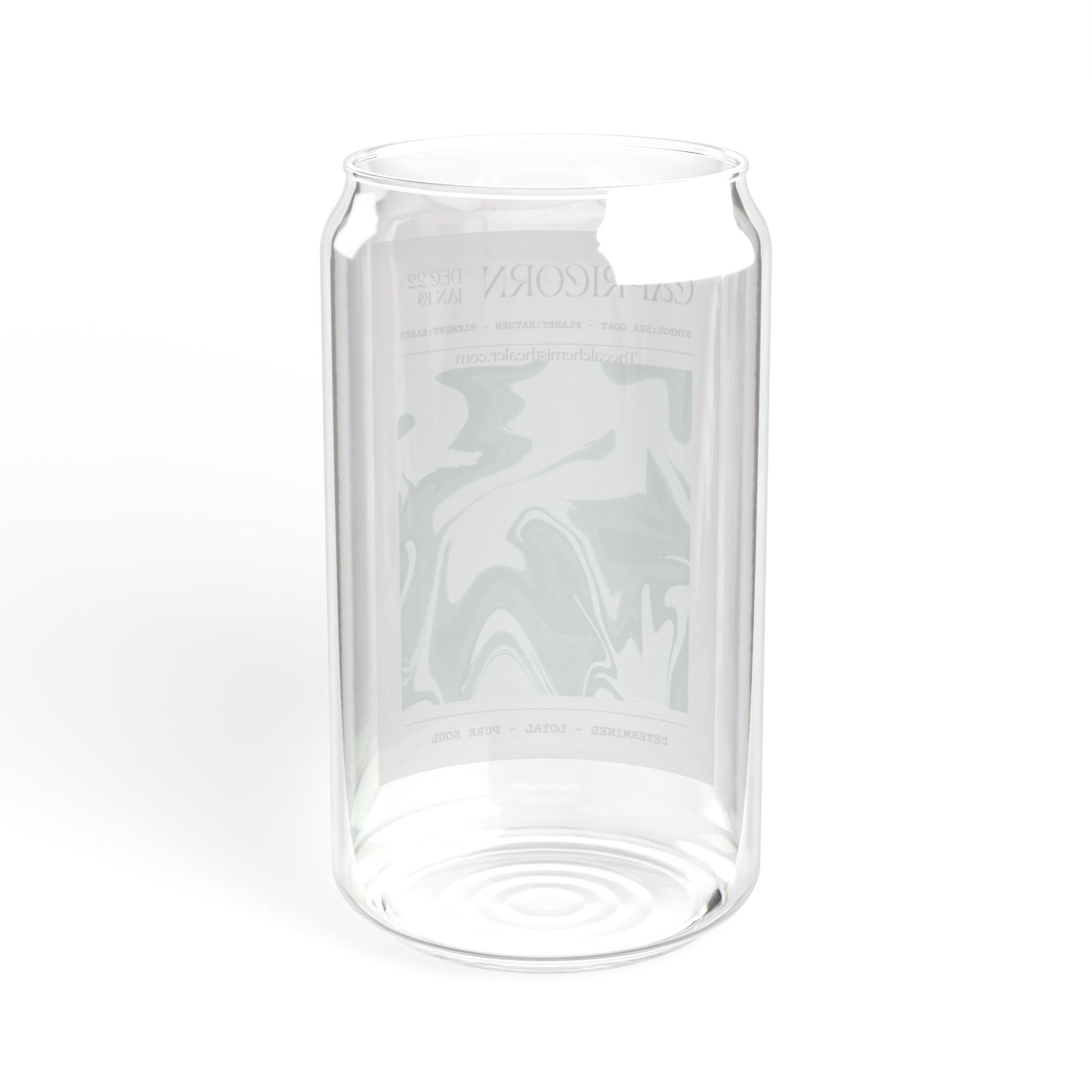 Capricorn - Zodiac Glass Cup