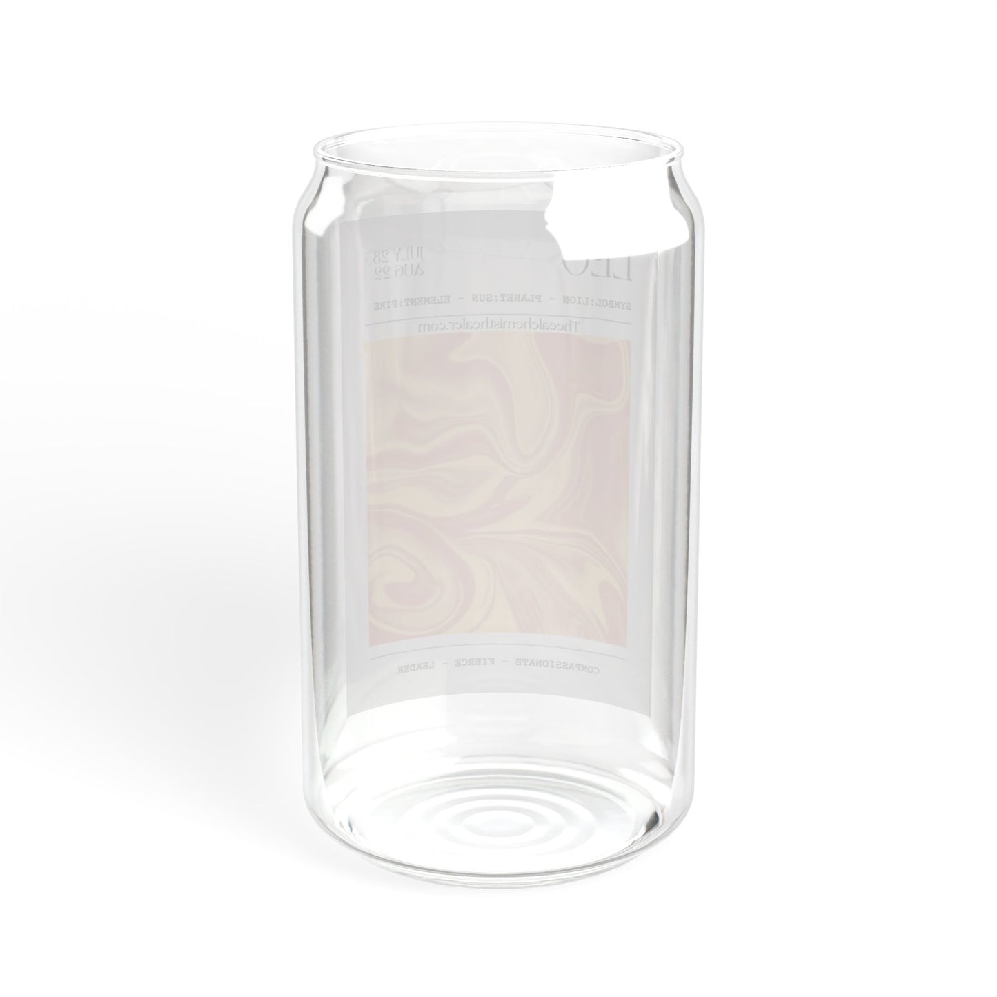 Leo - Zodiac Glass Cup