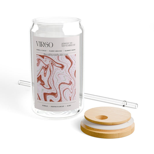 Virgo - Zodiac Glass Cup